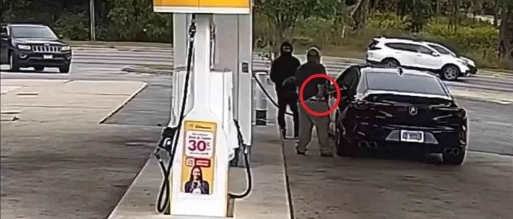 Potential Robber Discovers the Hard Way That His Target Was Armed