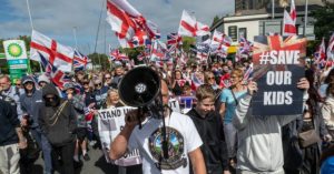 Protesters Against Mass Migration Gather in Portsmouth
