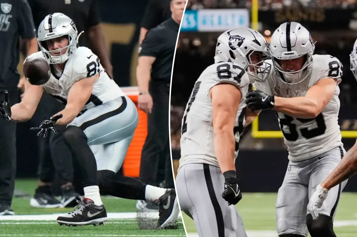 Raiders tight end Brock Bowers receives a distinguished award