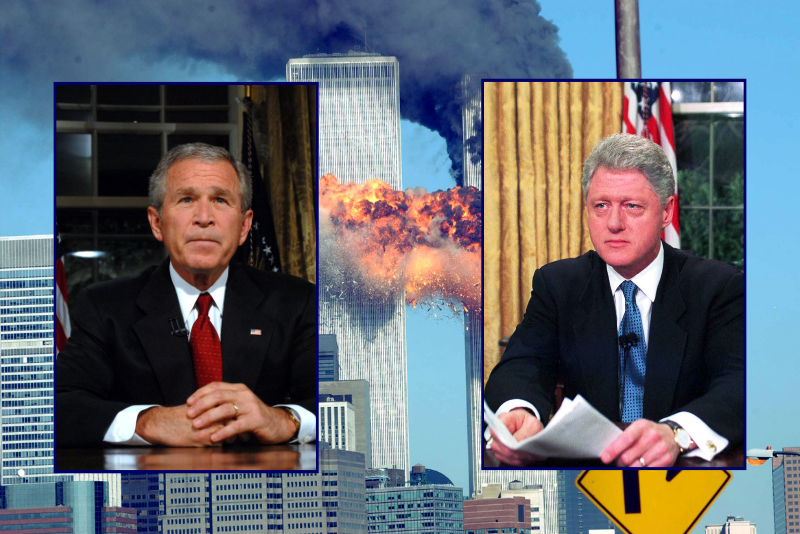 Released CIA documents show that Clinton and Bush were warned about Bin Laden's plans for an airplane attack filled with explosives on the U.S. before 9/11.