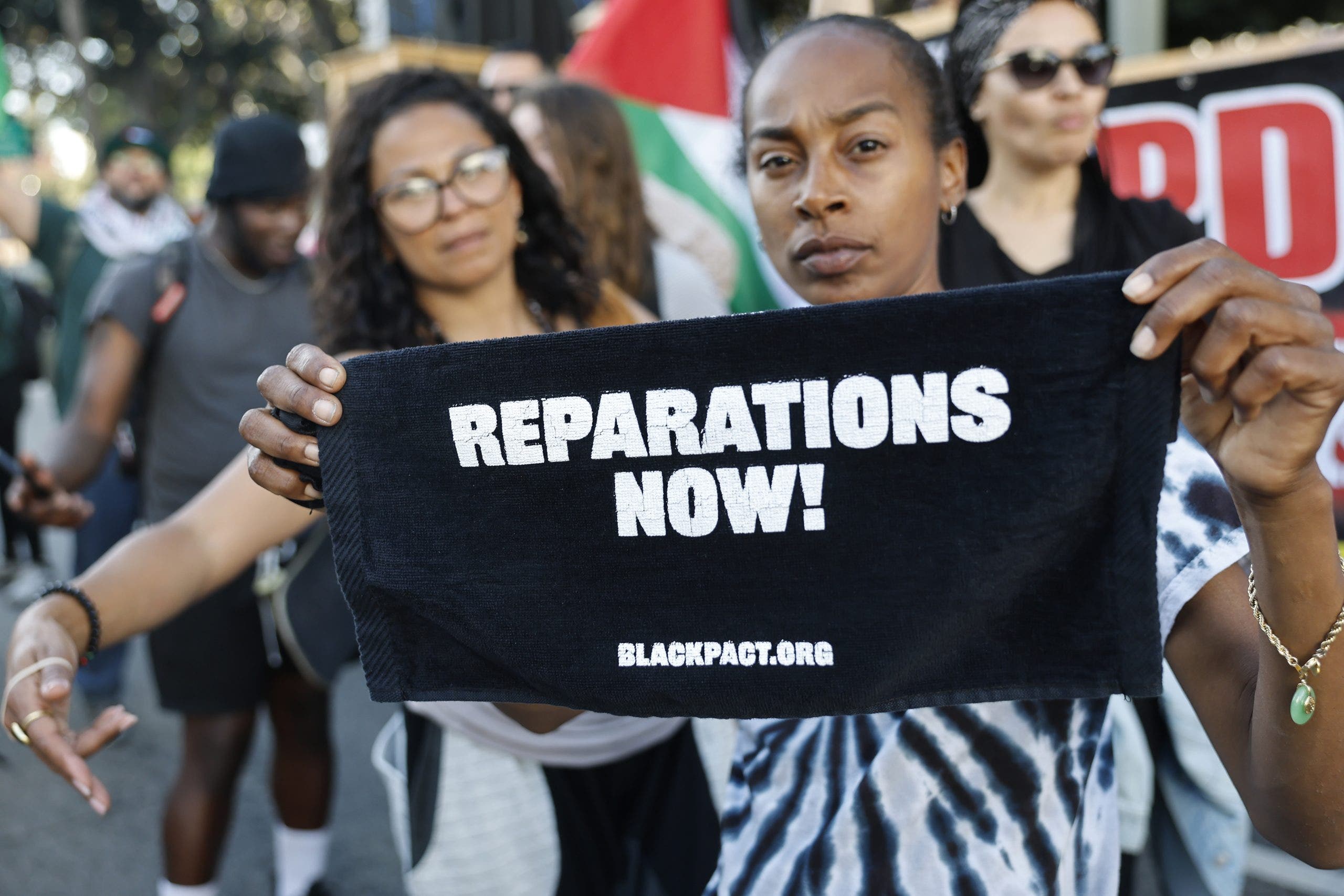 Reparations advocates argue that immigrants should not benefit from slavery compensation.