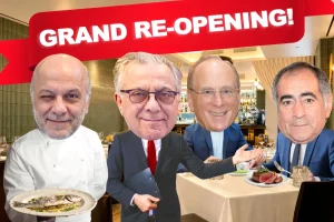 San Pietro, a popular spot on Wall Street that became a go-to place after 9/11, has reopened following a significant renovation.