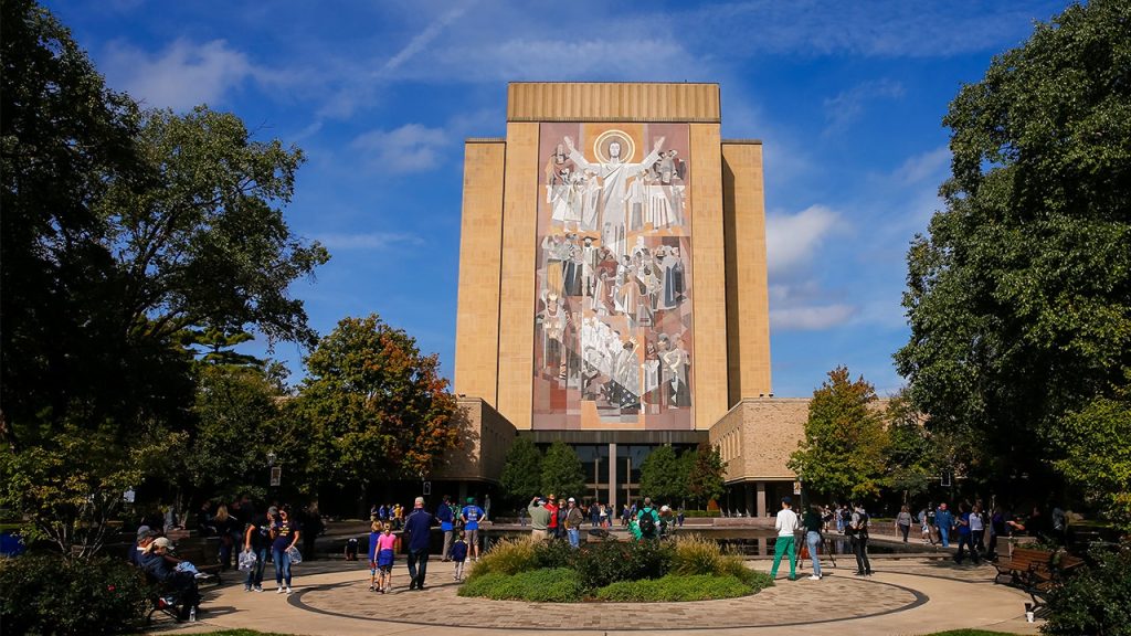 Search in progress for alleged shooter near Notre Dame football game against Michigan State
