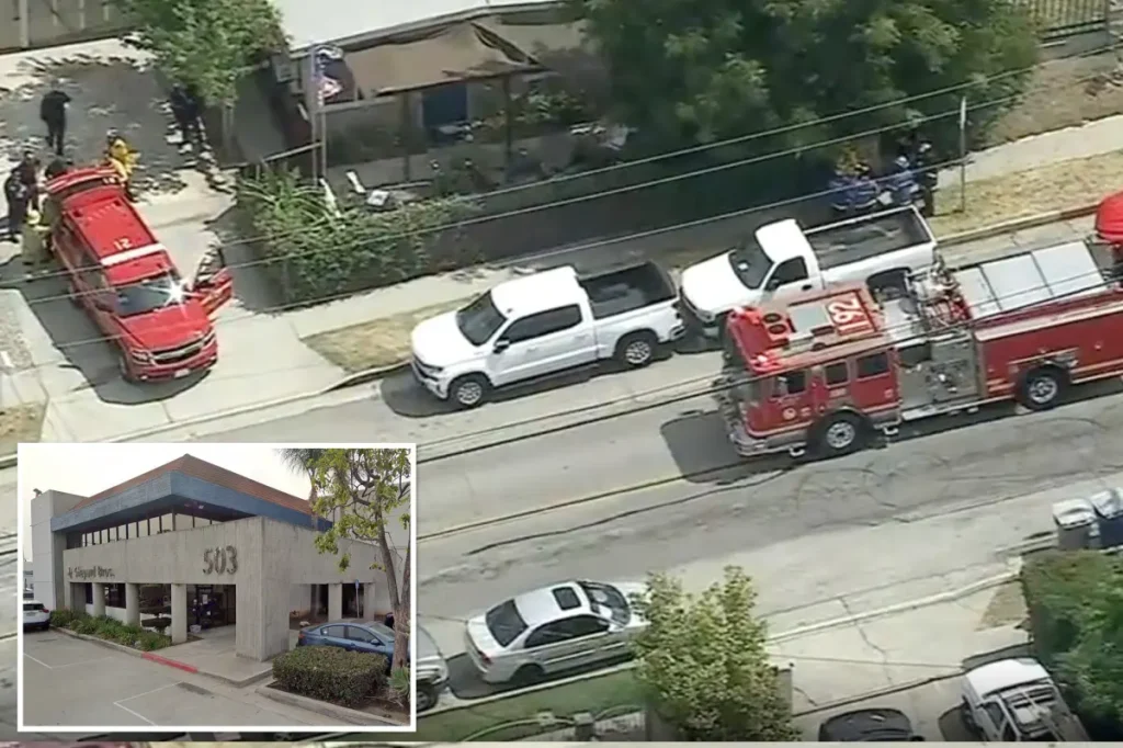 Southern California community on lockdown due to chemical leak in La Habra
