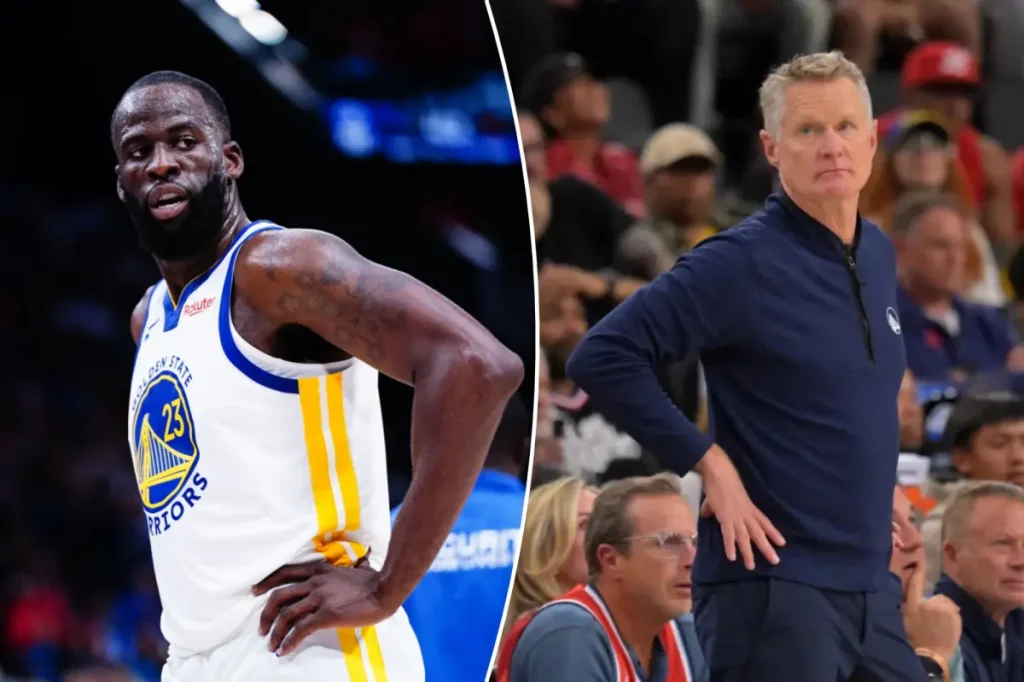 Steve Kerr advises Draymond Green on the challenges of adapting with the Warriors
