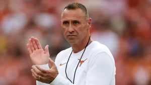 Steve Sarkisian's first interview with Holly Rowe goes smoothly following a viral postgame event