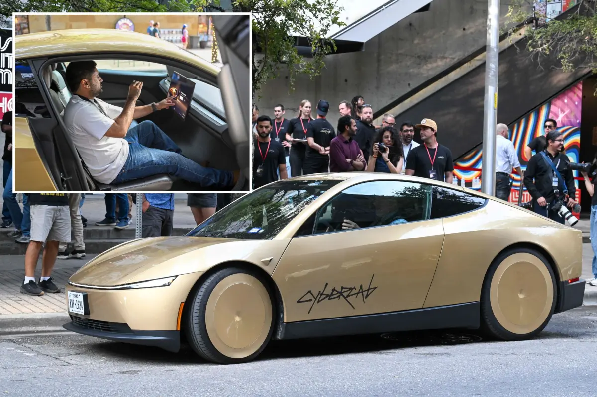 Tesla stocks fall as federal investigation begins into new Cybercabs.