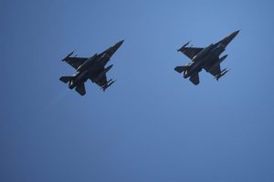 Texas National Guard pilot ejects prior to military jet crash in northern Michigan.