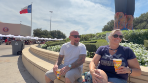 Texas voters consider the economy at the State Fair before the November 3 election