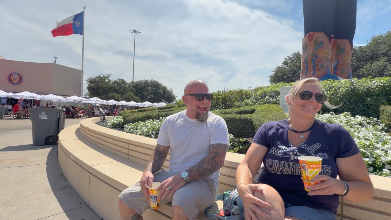 Texas voters consider the economy at the State Fair before the November 3 election