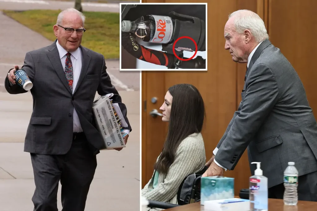 The sticker on Lindsay Clancy's wheelchair is intriguing – its possible significance