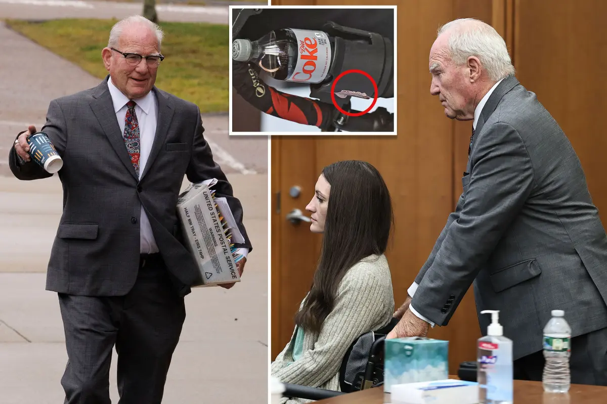 The sticker on Lindsay Clancy's wheelchair is intriguing – its possible significance