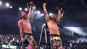 The Young Bucks achieve a milestone in AEW by winning a triple ladder match at All Out.