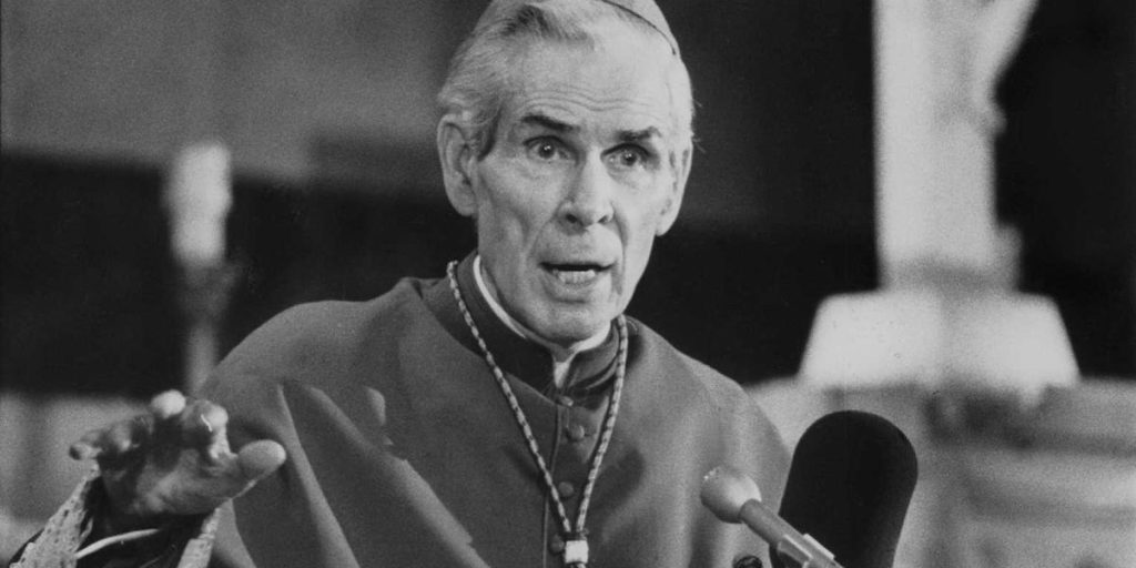 Thousands gather for the beatification of anti-communist television priest Fulton Sheen