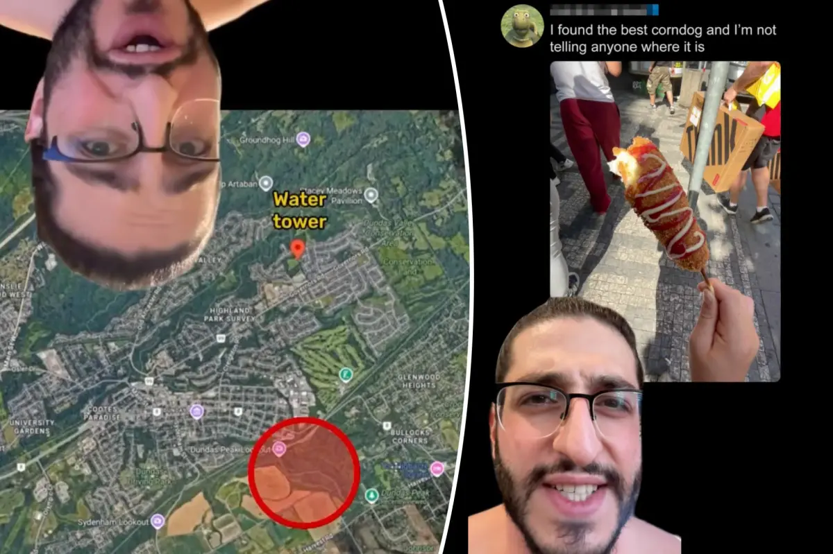 TikTok detective discovers the spot of a corndog in a hidden X picture