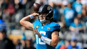 Trevor Lawrence's fantasy owners are frustrated after a puzzling choice in the fourth quarter of a lopsided game.