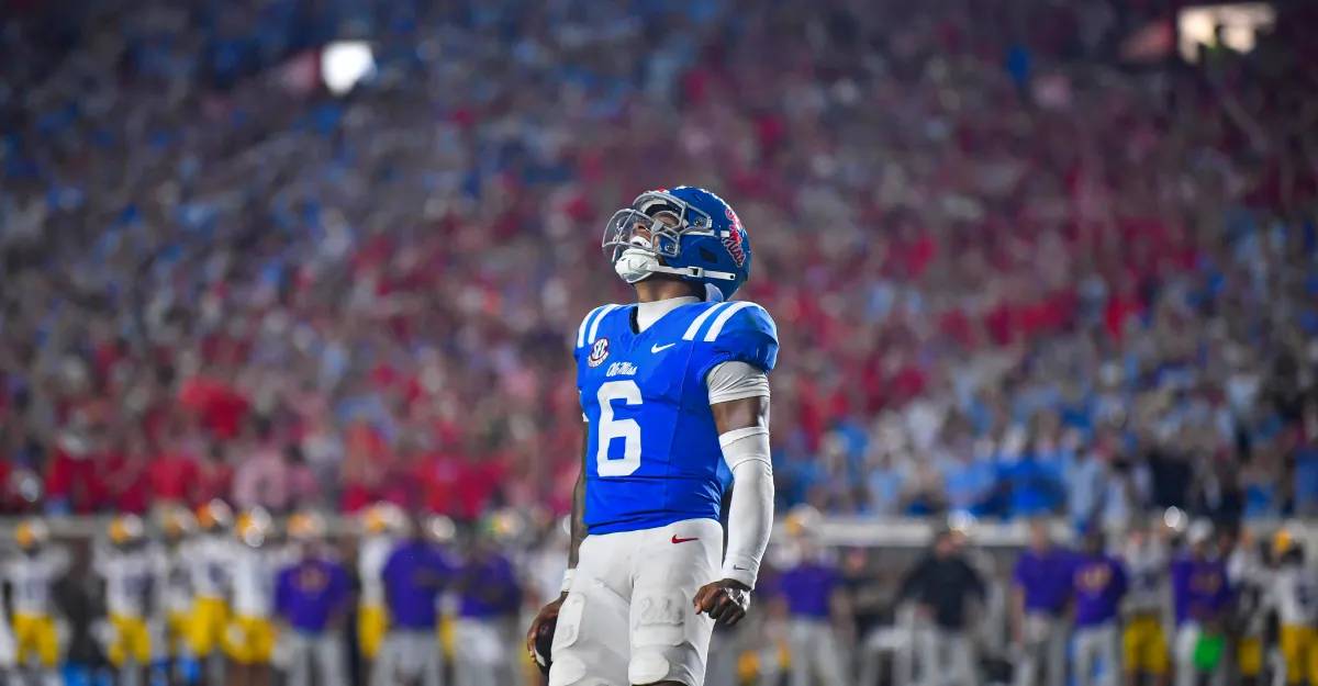 Trinidad Chambliss claimed a victory and a title from Lane Kiffin on Saturday night.