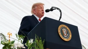 Trump hopes Ireland will someday reunite and would be supportive of it.