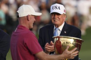 Trump marks Presidents Cup victory: 'One of the greatest comebacks in golf history'
