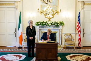Trump meets with wonderful Irish President Catherine Connolly