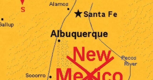 Trump Shares Map Changing New Mexico to New America