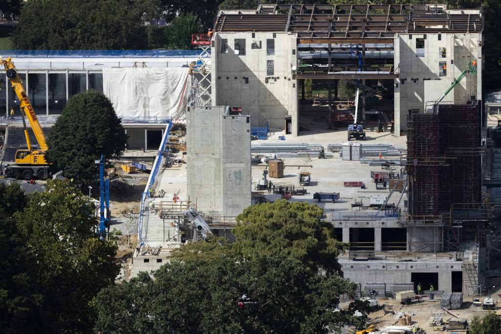 Trump shares updated images of the White House ballroom as the project progresses quickly.