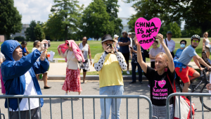 Trump-Xi discussions overshadowed by pro-China protest group funded by Singham