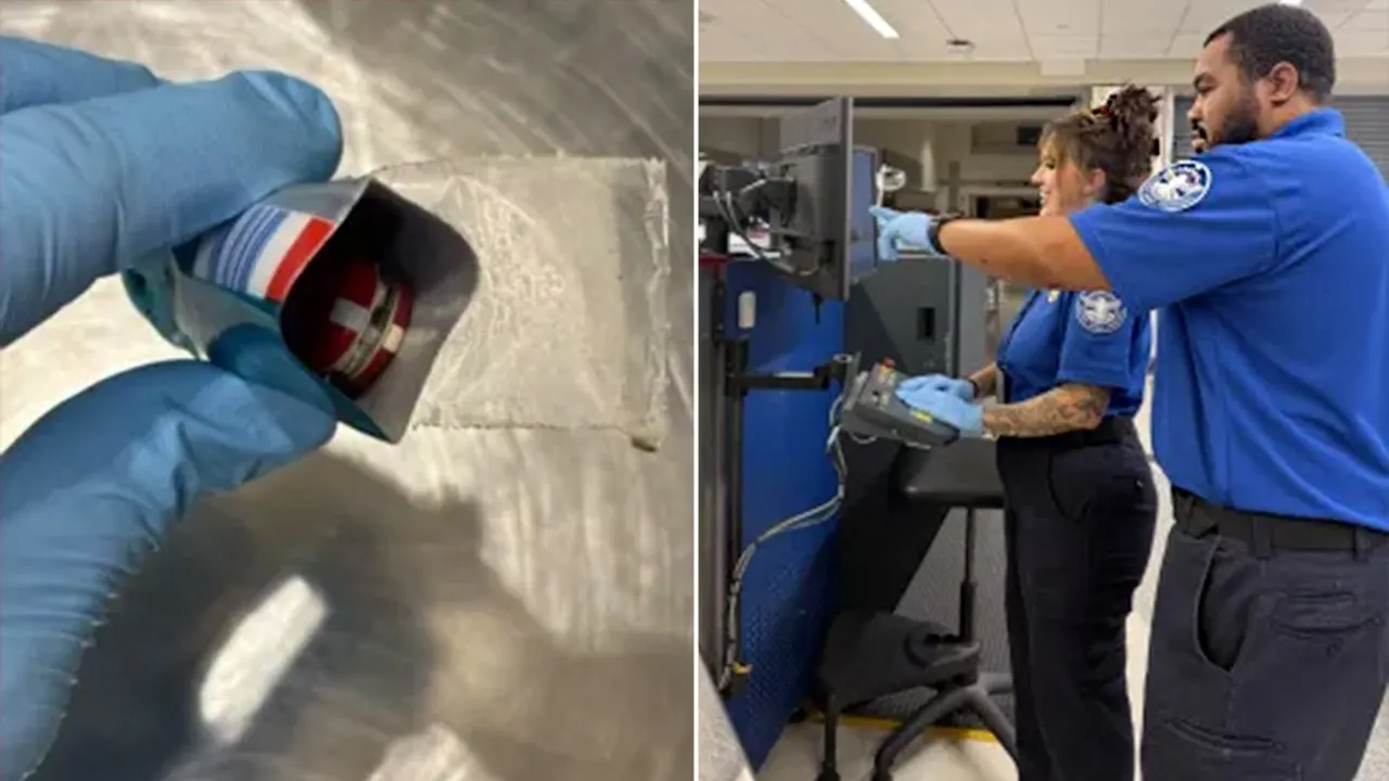 TSA X-ray discovers pocketknife concealed in toothpaste tube at Love Field