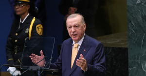 Turkish Leader Recep Tayyip Erdogan Blames Israel at U.N. for Creating a 'Concentration Camp'