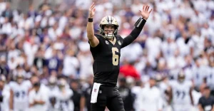 Tyler Shough appears to be a strong candidate for the Saints' future quarterback role.