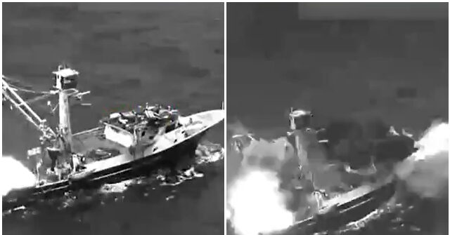 U.S. Destroys Another Drug Trafficker's Refueling Vessel in the Pacific Ocean