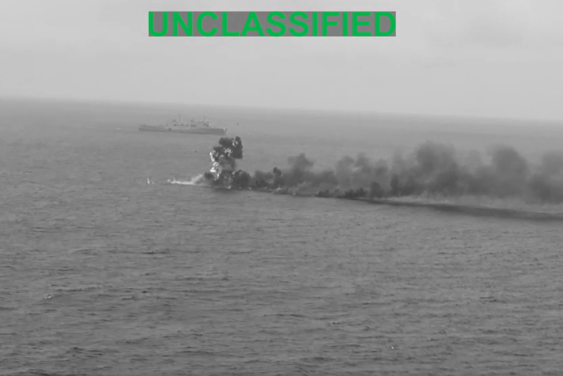 U.S. military eliminates two floating refueling stations connected to an Ecuadorian crime group