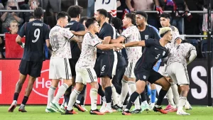 USMNT involved in a large fight after a Chilean player kicks the goalkeeper in the final moments of the friendly match