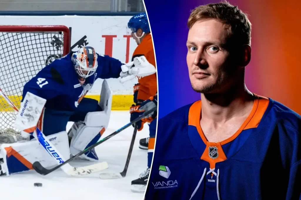 Vitek Vanecek is presenting a strong argument to become the third goalie while the Islanders consider Semyon Varlamov's health concerns.
