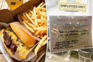 Well-known LA burger restaurant closes following unsuccessful health inspection
