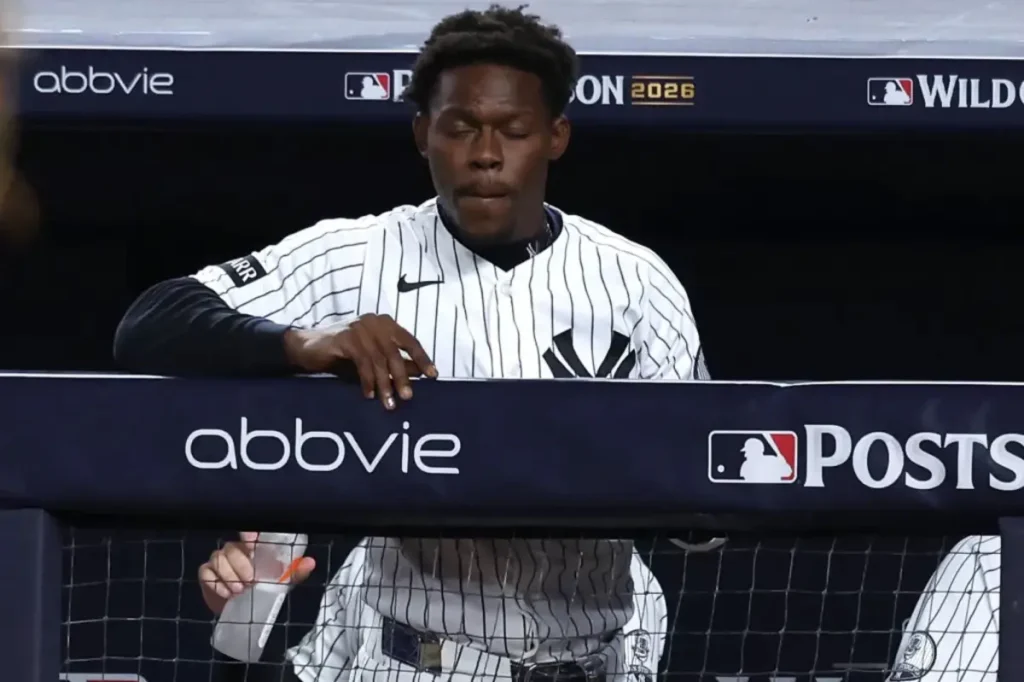 Yankees sit Jazz Chisholm Jr. for Game 1 following a mixed season
