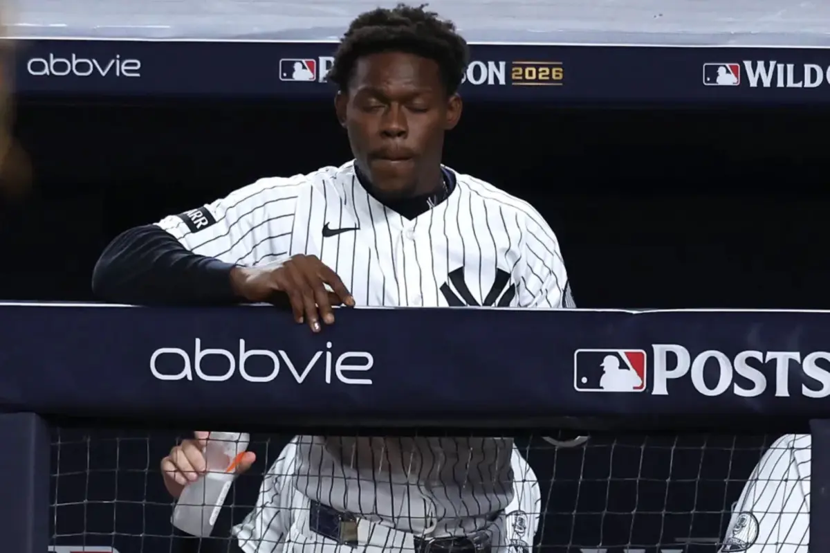Yankees sit Jazz Chisholm Jr. for Game 1 following a mixed season
