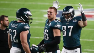 Zach Ertz, a beloved Eagles player, comes back to Philadelphia with worries about offensive injuries.