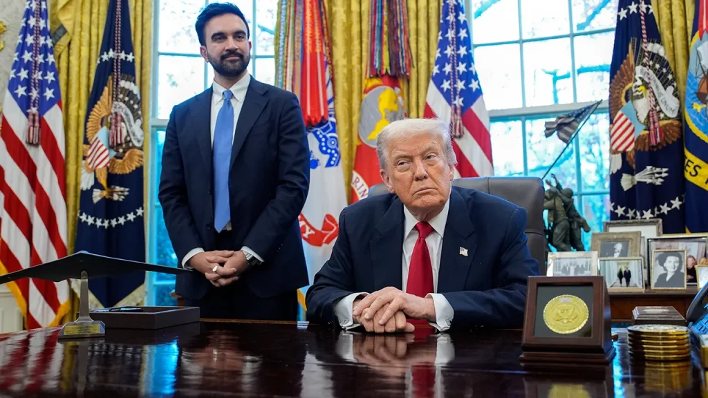 Zohran Mamdani encounters Trump at Gracie Mansion for their third meeting on Monday