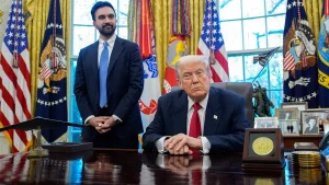 Zohran Mamdani encounters Trump at Gracie Mansion for their third meeting on Monday