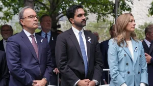 Zohran Mamdani goes to 9/11 Ground Zero event despite suggestions to avoid it.