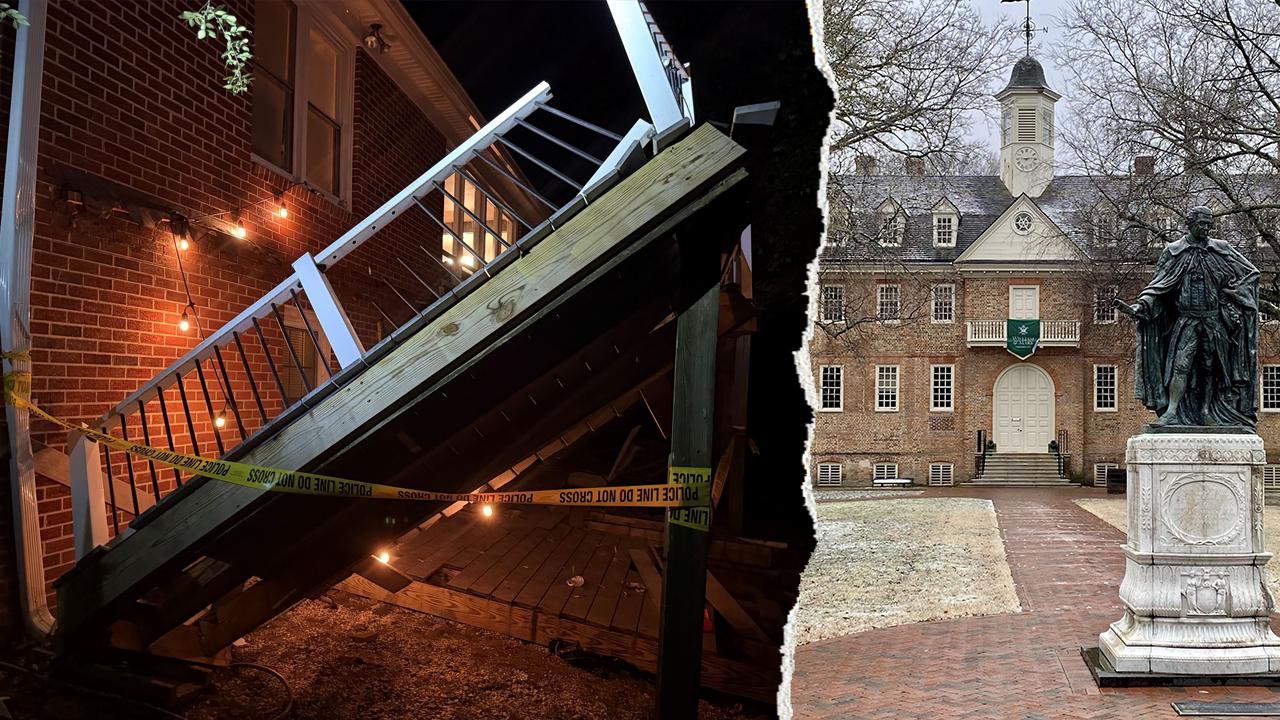 28 people hurt after porch falls at college homecoming celebration