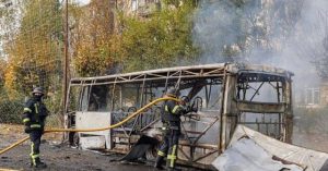 30 Deaths in Russian Air Strike on Public Bus Stop