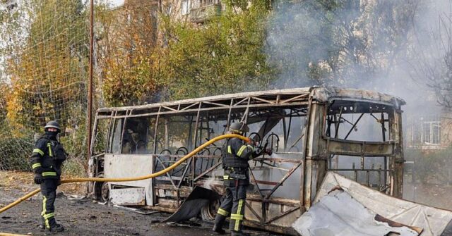 30 Deaths in Russian Air Strike on Public Bus Stop