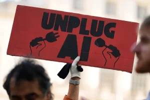 A new poll reveals that many Americans believe artificial intelligence is evolving too quickly.