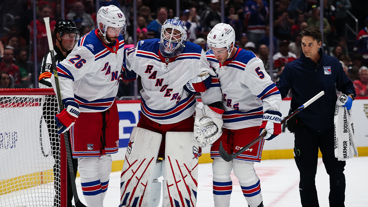 A New York Dilemma: Rangers' star goalie carried off the ice as the city's sports troubles worsen