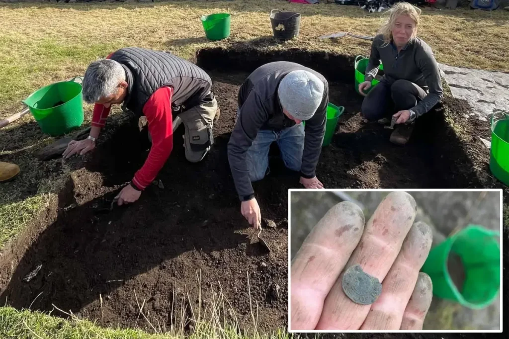 A thousand-year-old coin featuring King Ethelred the Unready has been discovered.