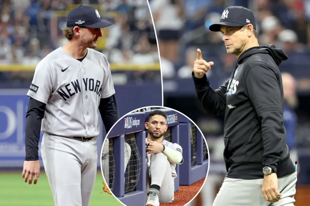 Aaron Boone's choice at third base went wrong in the Yankees' Game 2 loss