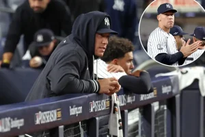 Aaron Judge speaks plainly about witnessing the Yankees' ALDS defeat