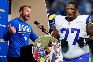 Alaric Jackson of the Rams plans to challenge his two-game NFL suspension for hitting Bradley Chubb of the Bills.